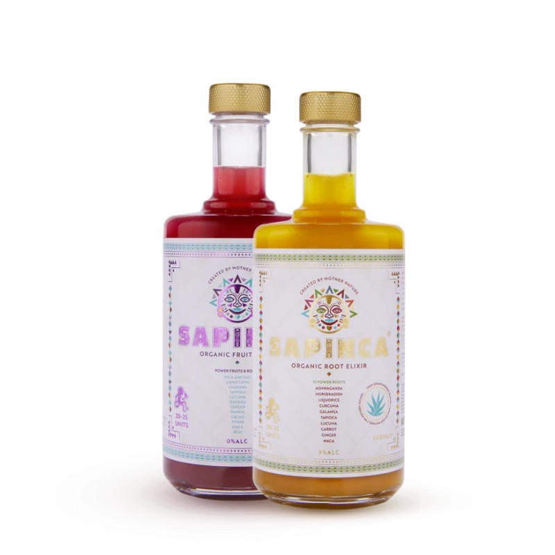 SAPINCA nealkoholinis ekologiškas gėrimas - 2 butelių rinkinys